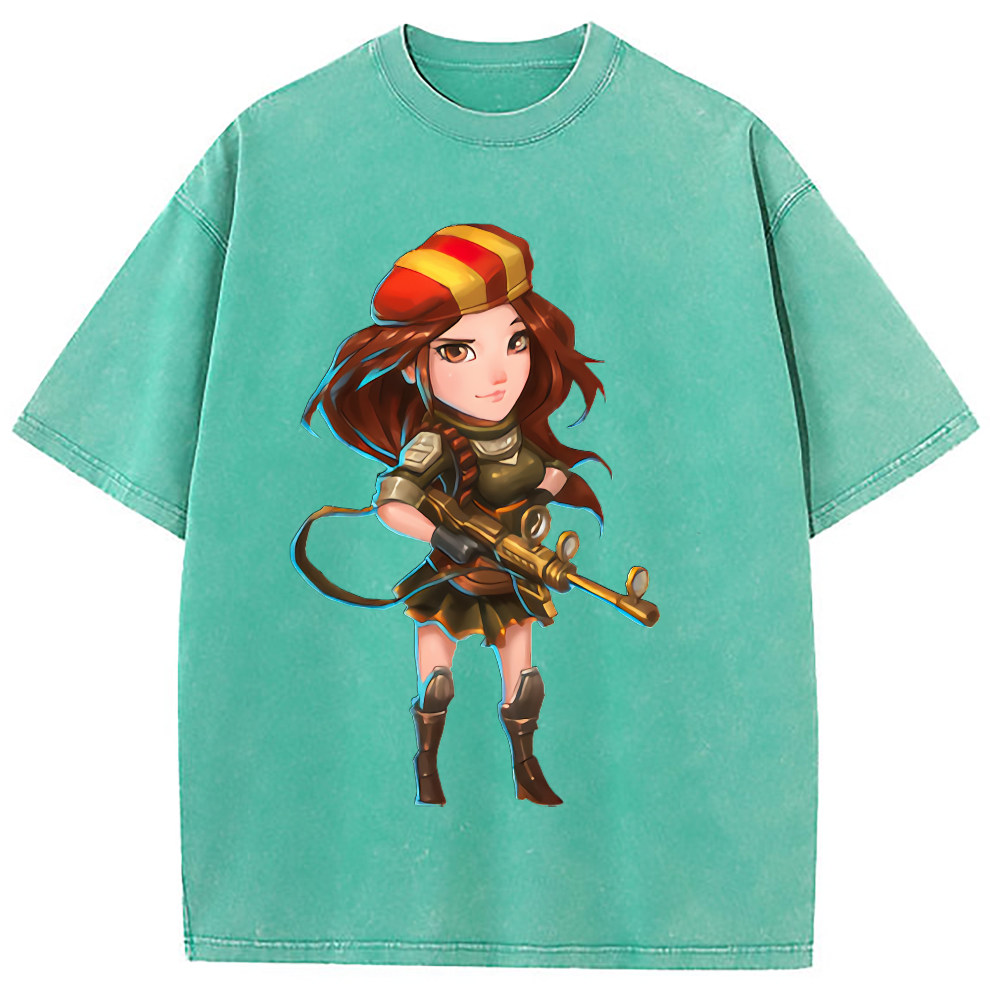 （画像用） リーグ・オブ・レジェンド League of Legends LOL 綿100% ヴィンテージ風 半袖Tシャツ（フロントプリント）